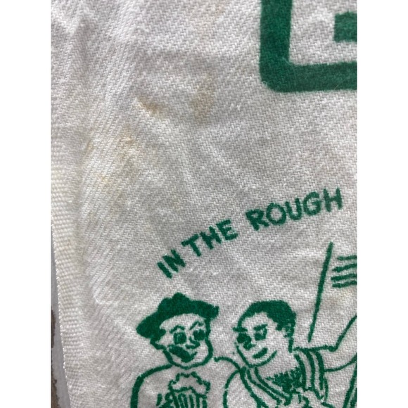 VINTAGE GOLF CRYING TOWEL ALL EXCUSES FOR BEING A LOUSY GOLFER 1950’s 25” x 15 - Picture 9 of 12